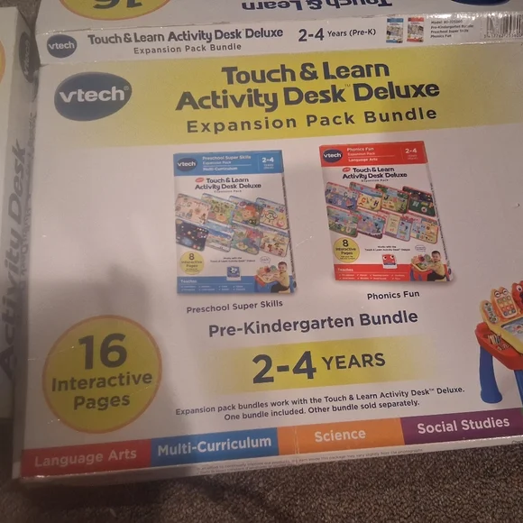Activity Desk Expansion Pack Bundle - Multi-Color Kindgergarden And Preschool - Picture 7 of 10
